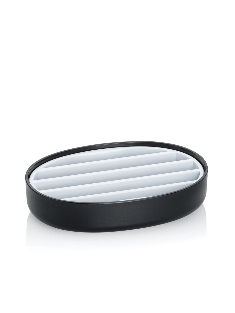 kela Seifenschale MILOS schwarz-weiß Bad-Accessoires – Bild 1