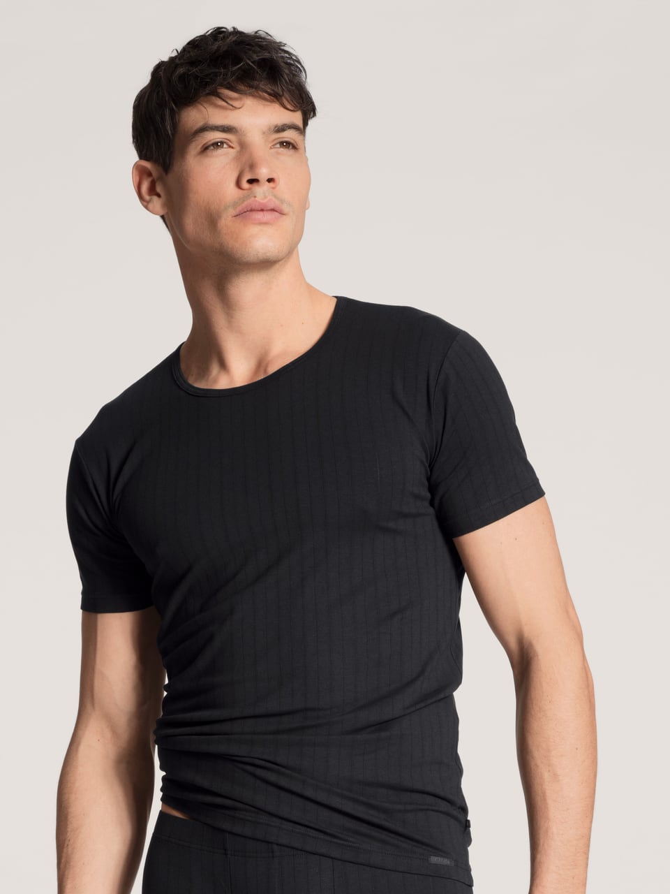 Calida HERREN T-Shirt in Schwarz – Bild 1