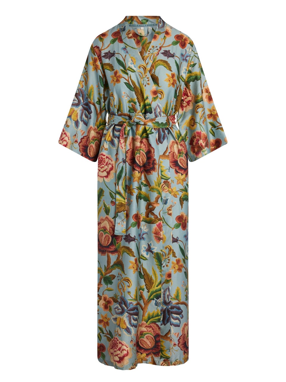 Essenza Kimono Long Bademantel in Surf Green