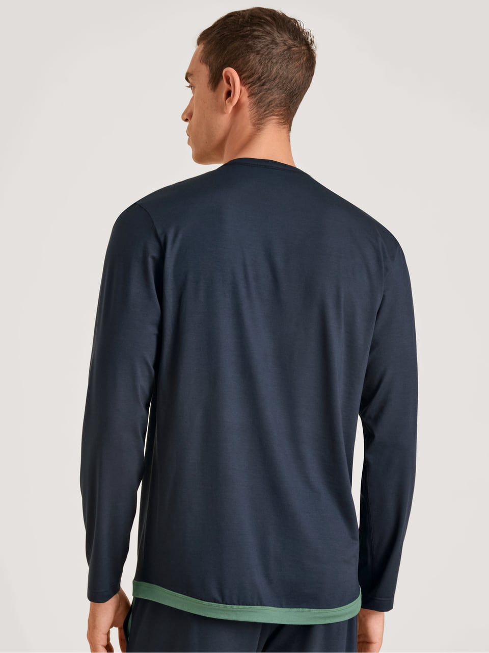 Calida HERREN Shirt langarm Nachtwäsche in Dark Sapphire – Bild 1