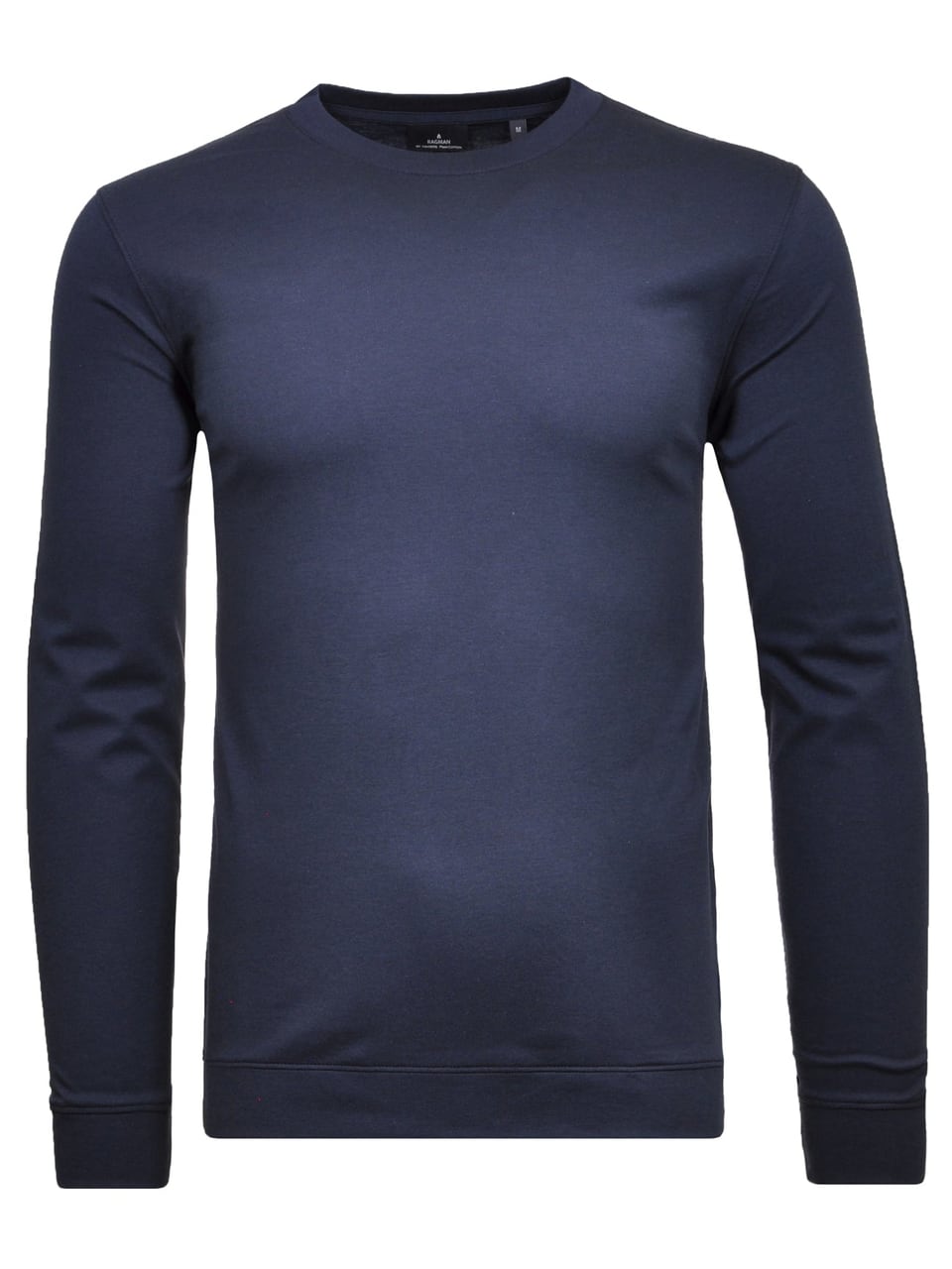 Ragman Round neck LS with bottom rib Pullover & Strickjacken in Dunkelblau