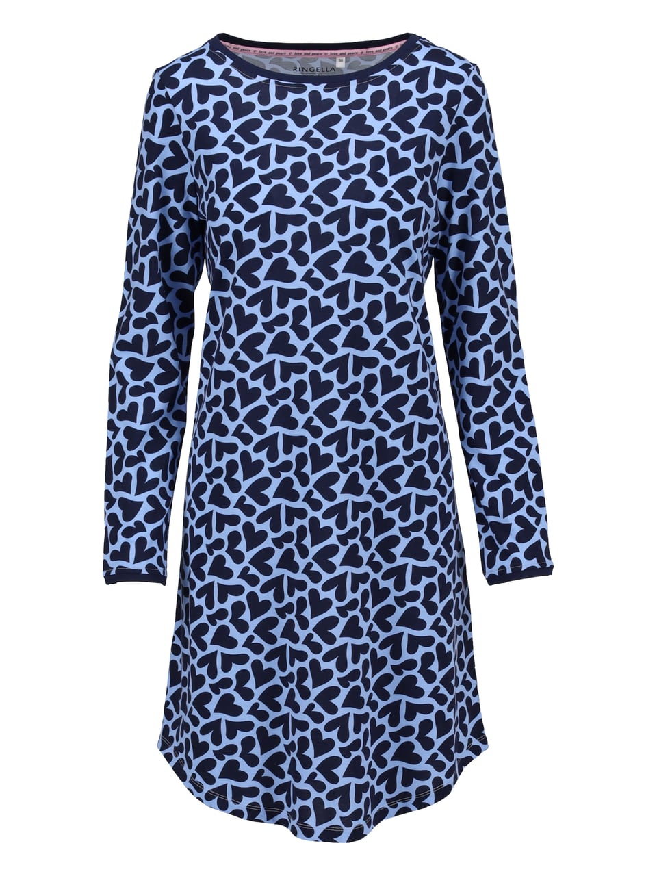 Ringella Sleepshirt mit Herz-Dessin air blue Nachthemden – Bild 1