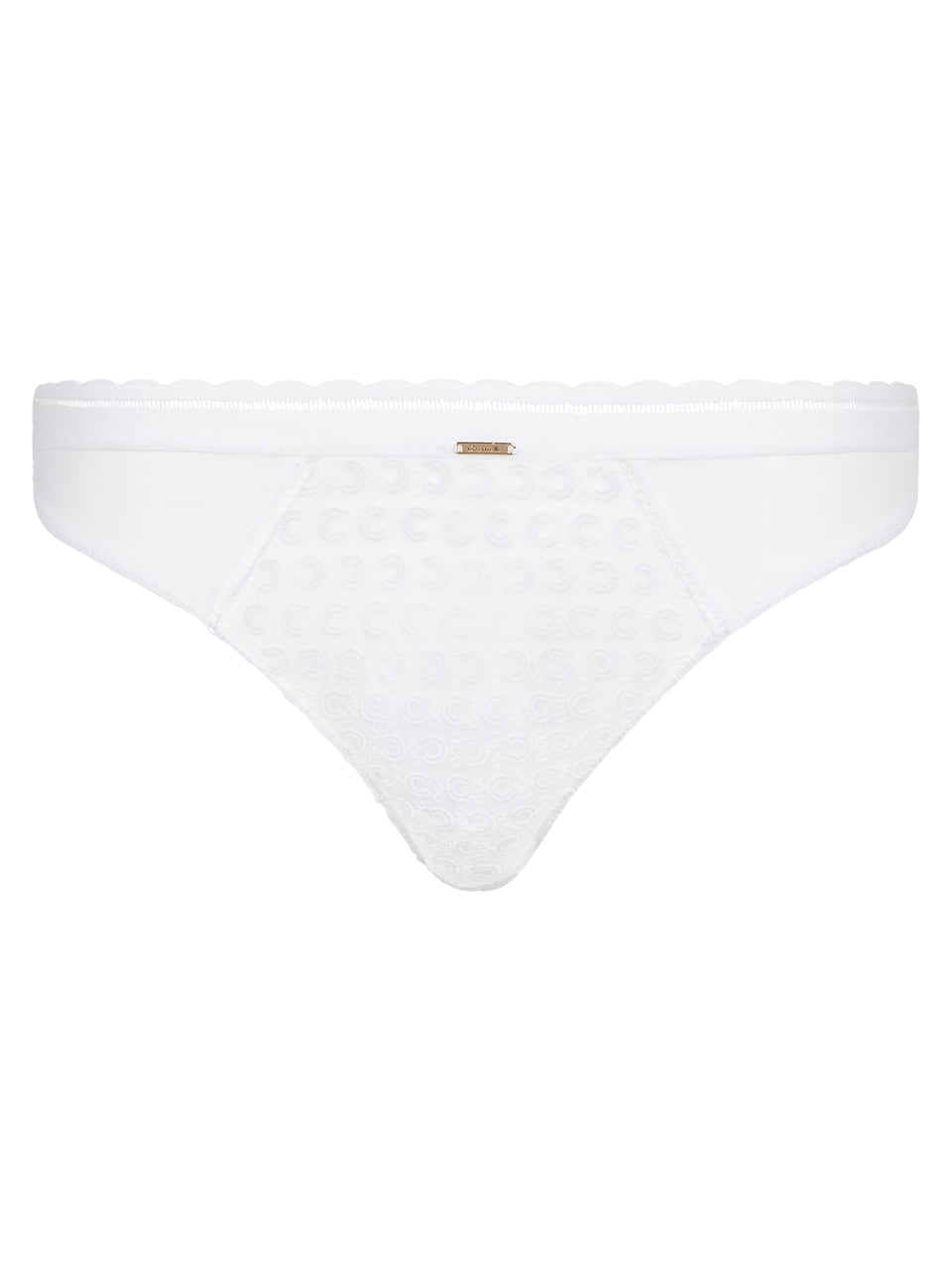 Chantelle Lingerie Monogram Li Un. Slip Verfuehr. Normal G. in Weiss – Bild 1