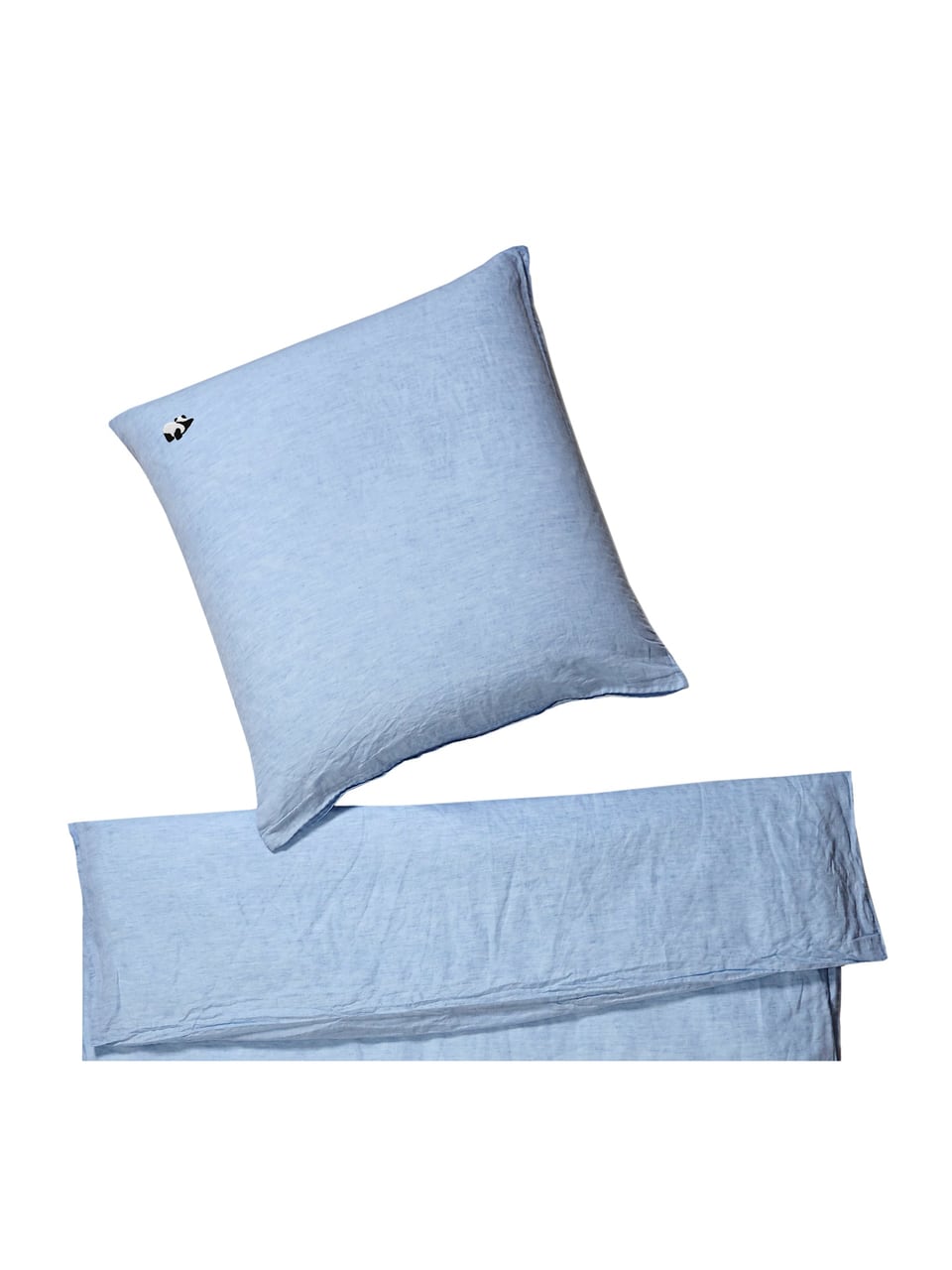 Elegante Breezy 80/80 135/200 Bettwäsche Renforce in Blau