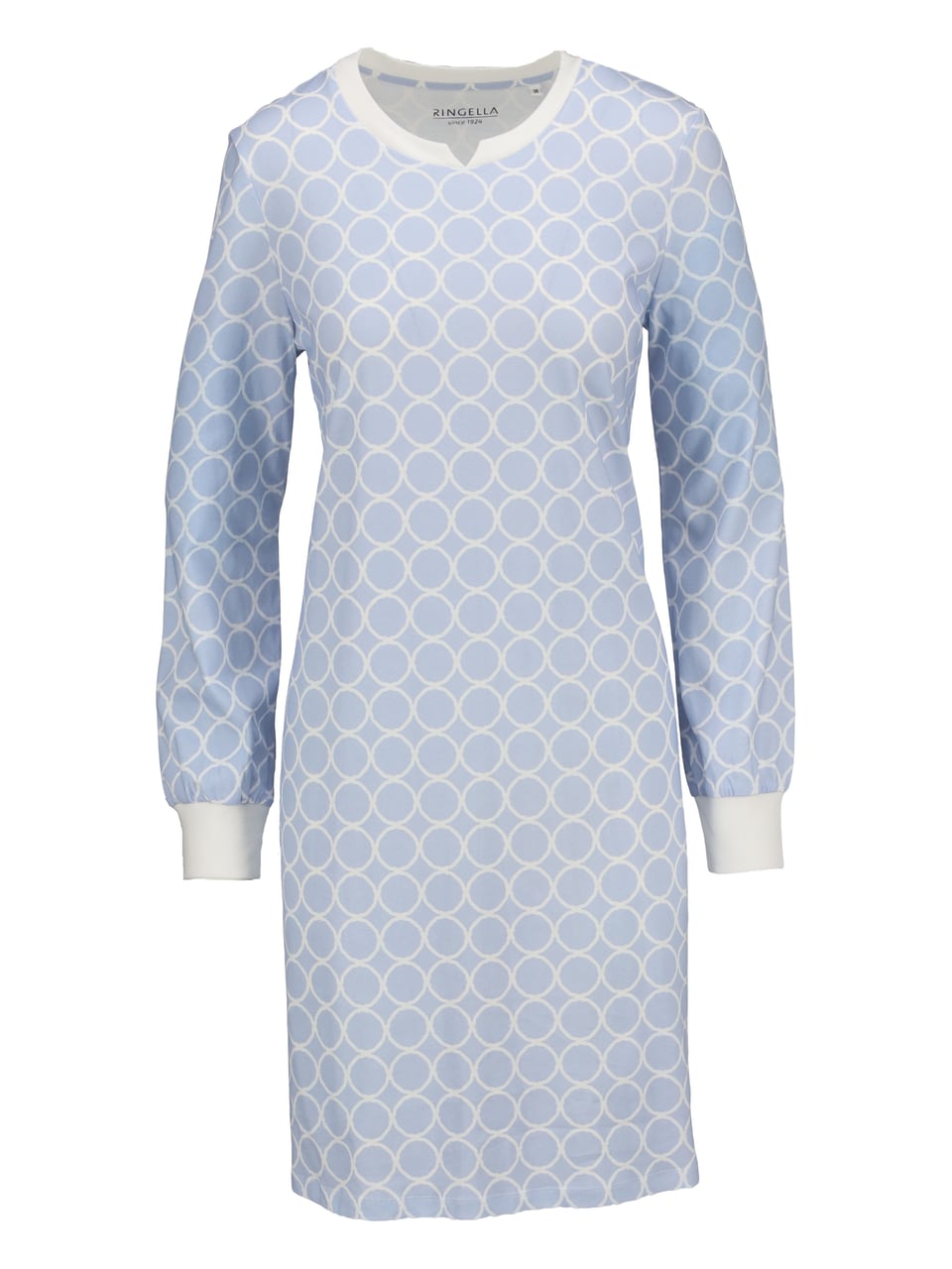 Ringella Sleepshirt mit Strickbündchen nebel Nachthemden – Bild 1