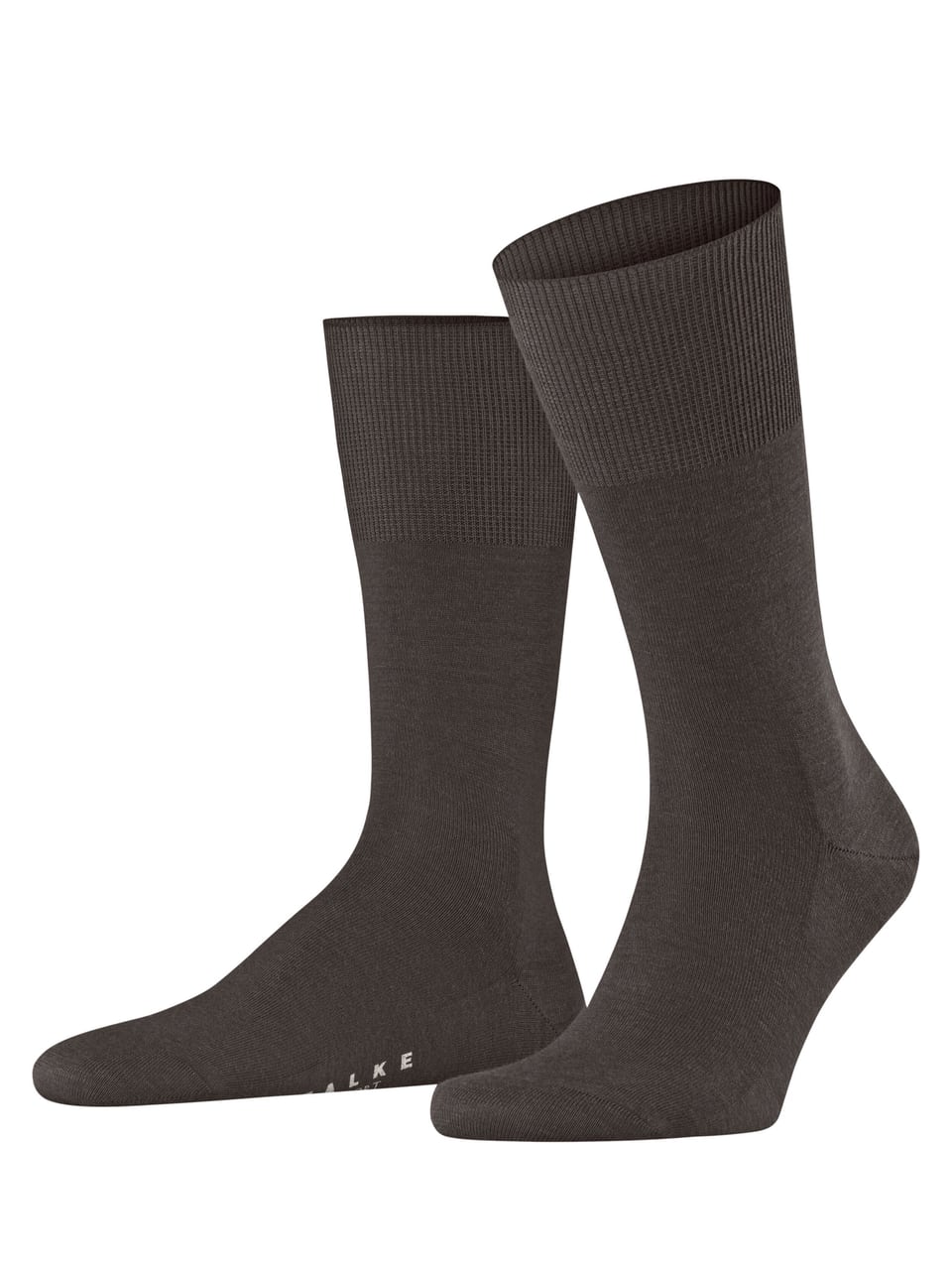 FALKE Airport SO Herrensocken in Brown Mel – Bild 1