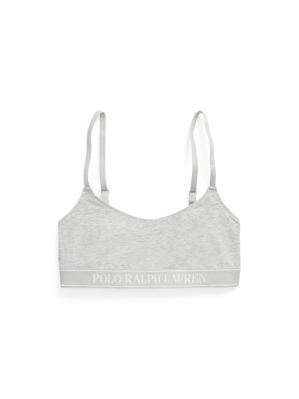 Ralph Lauren Scoop Bralette Oberteile in Heather Grey – Bild 1