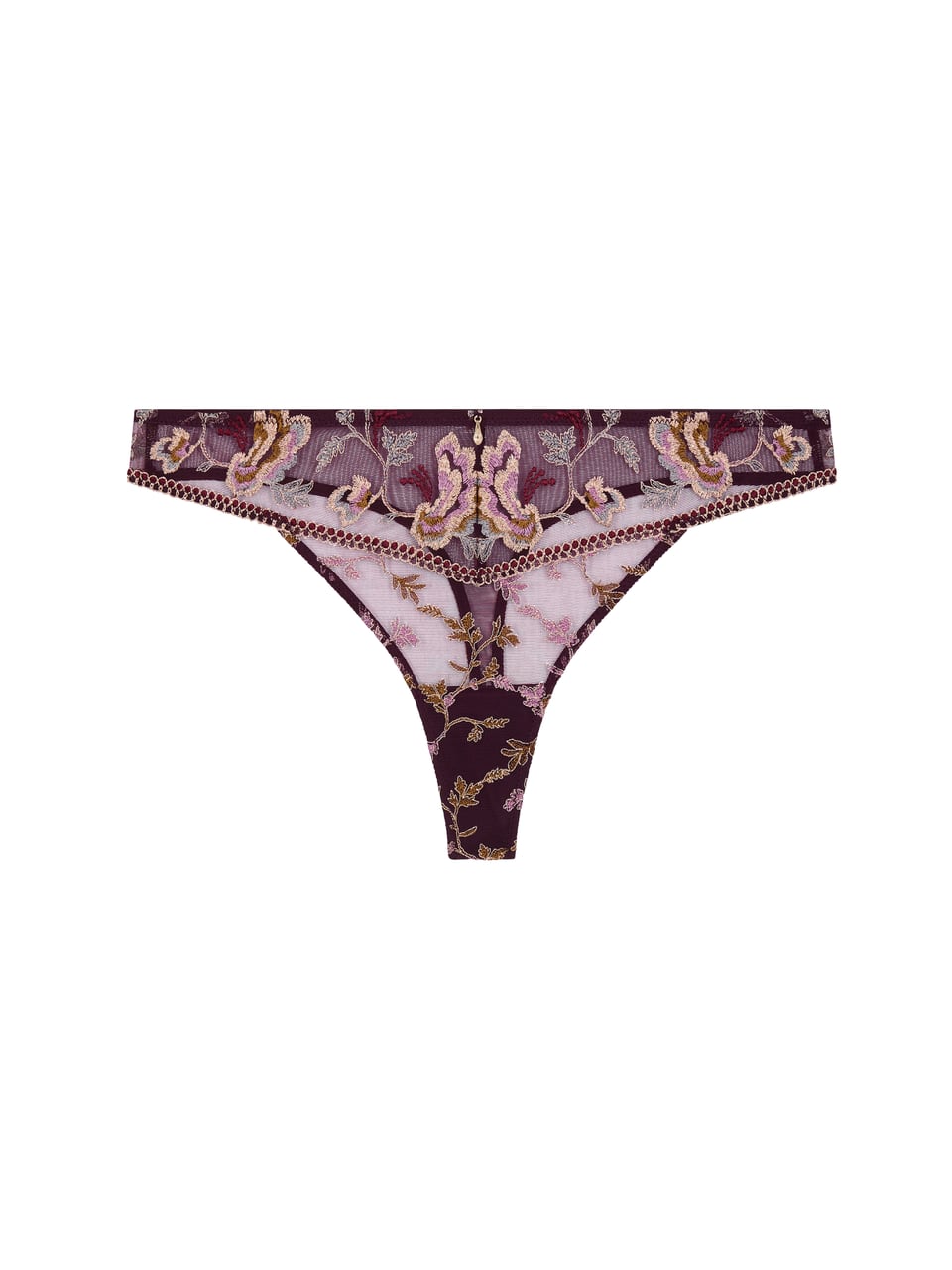 Aubade Midnight Opera String Slip in Secret Purple – Bild 1