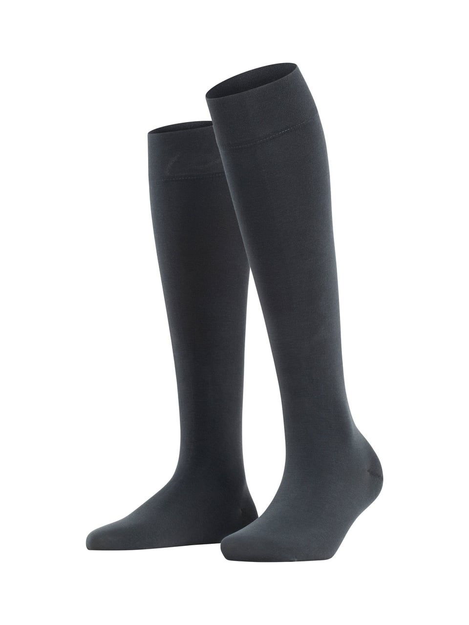 FALKE Fine Softness KH Damensocken & Kniestrümpfe in Graphite – Bild 1