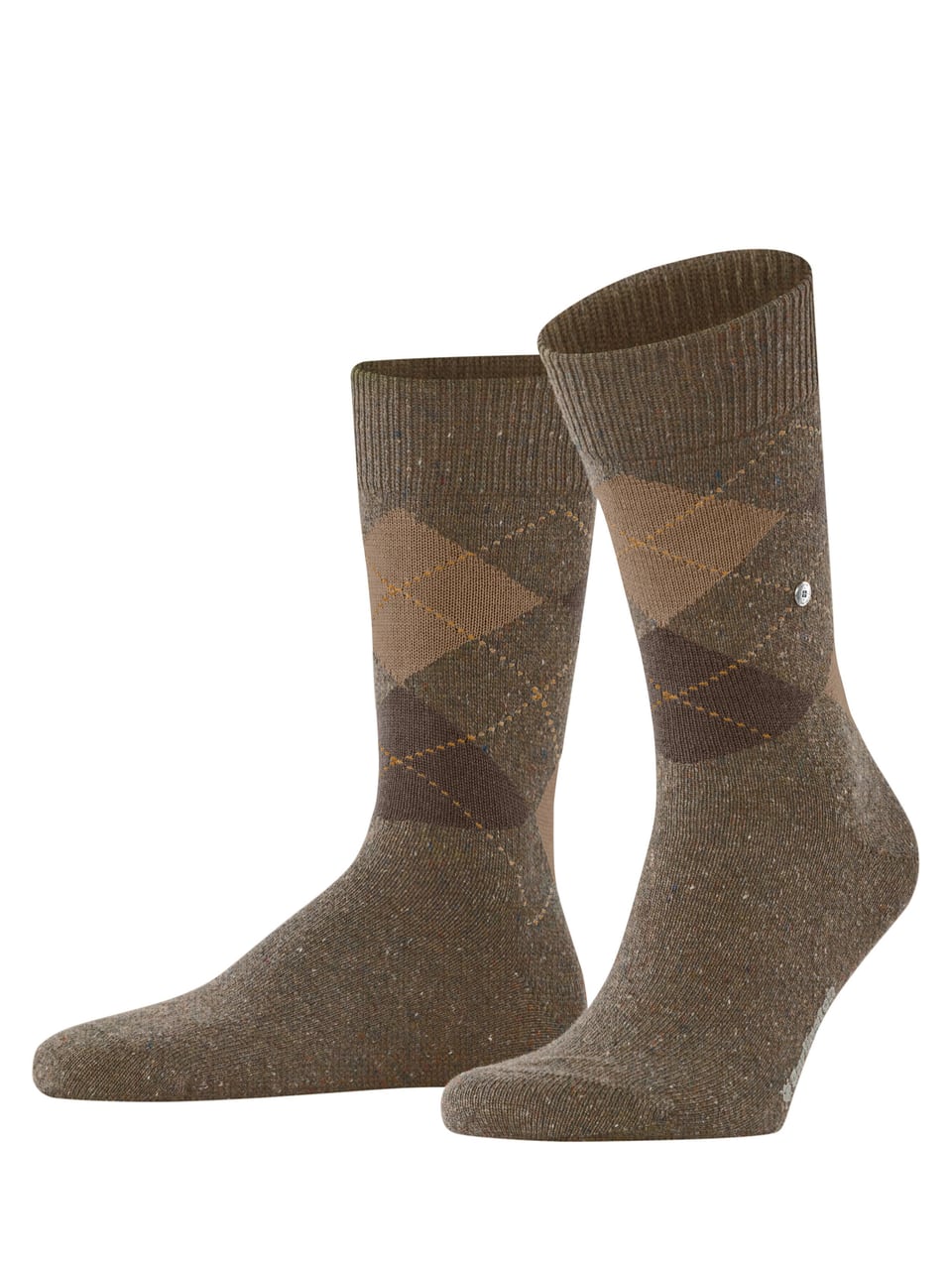 Burlington Dundee SO Herrensocken in Hazelnut – Bild 1