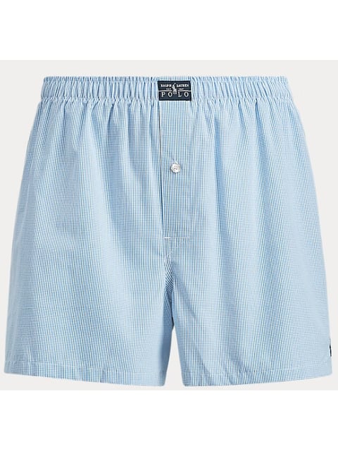 Polo Ralph Lauren Classic Boxer Light Blue Mini Gingham