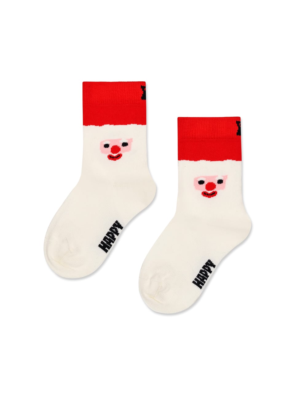 Happy Socks Kids Santa Face Sock Strümpfe