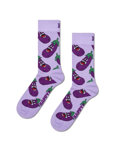 Happy Socks Angry Eggplant Sock