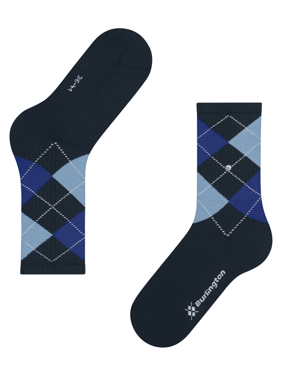 Burlington Rib Courtside SO Damensocken & Kniestrümpfe in Marine – Bild 1
