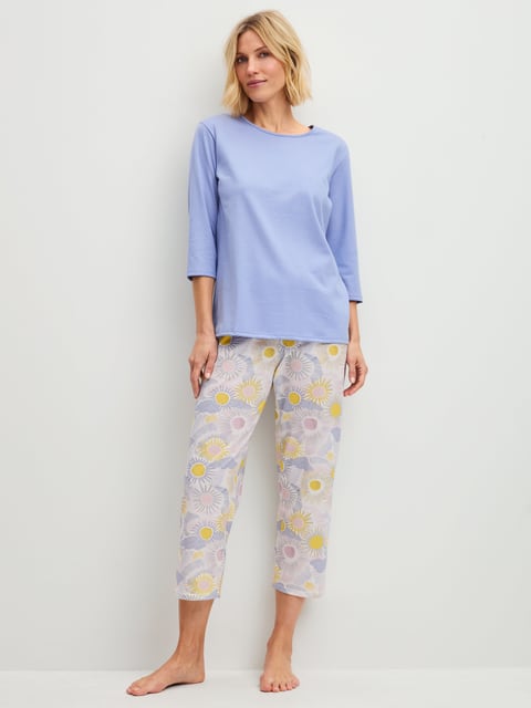 Calida DAMEN Pyjama 7/8 Schlafanzug