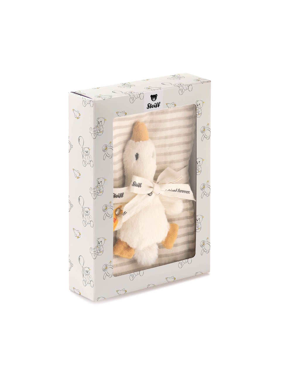 Steiff Geschenkset Gilda Gans Greifling 2tlg. in Mehrfarbig – Bild 1