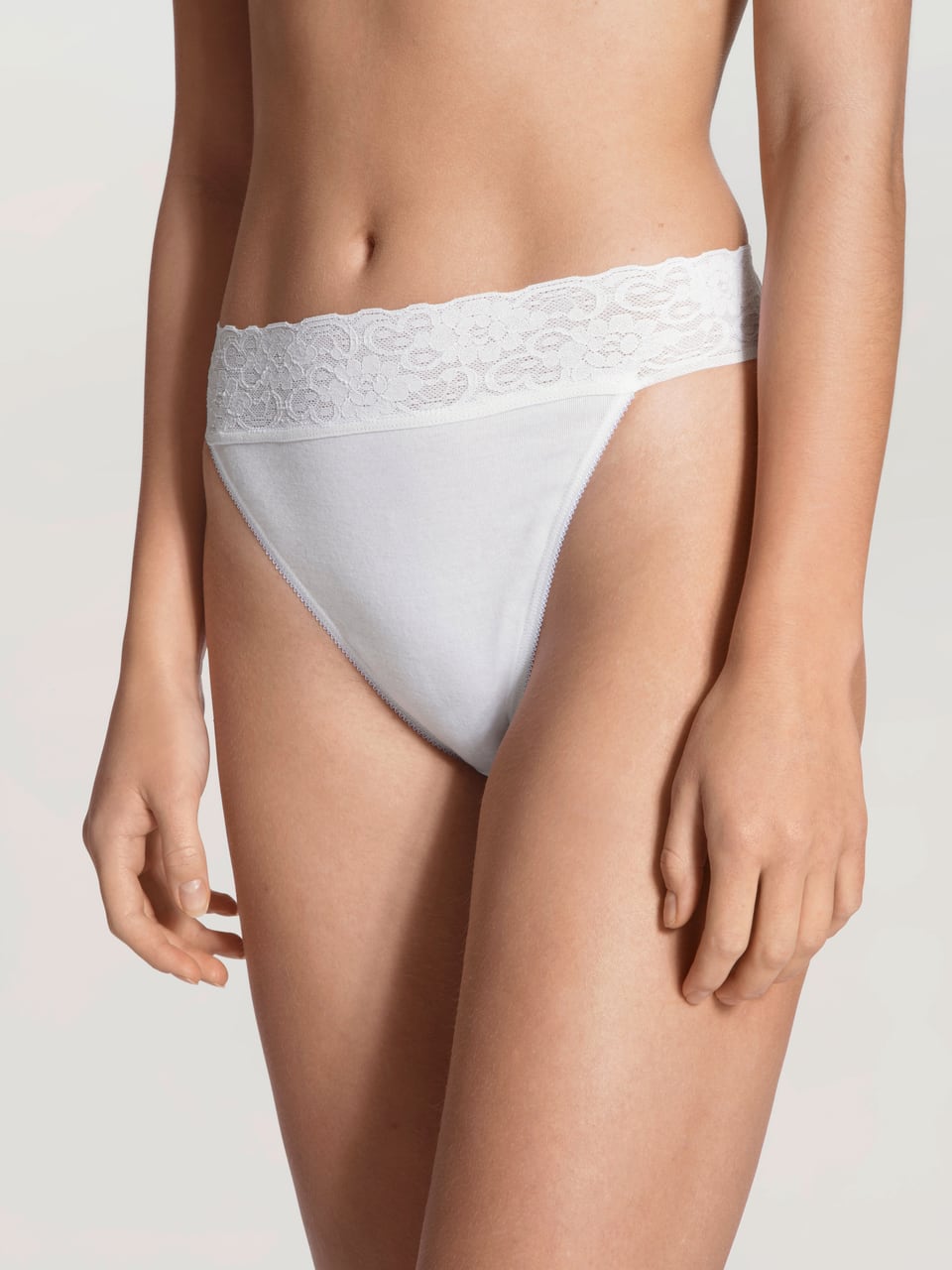 Calida DAMEN Tanga Unterteile in Weiss – Bild 1